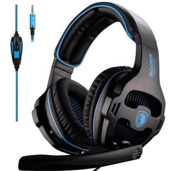 SADES SA810 Gaming Headset Headphone 3.5mm Over-ear with mic Volume control