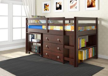 DONCO Kids 760-CP Low Study Loft Bed