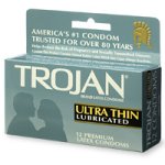 Trojan Ultra Thin Lubricated Latex Condom