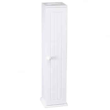 Oakridge White Compact Toilet Tissue Storage Tower
