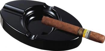 Personalized Stainless Steel and Wood Cigar Ashtray