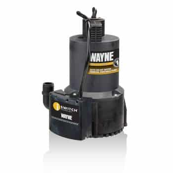Wayne 57729-WYN1 EEAUP250 1/4 HP Automatic ON/OFF Electric Water Removal Pump