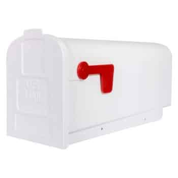 Gibraltar Mailboxes Parsons Medium Capacity Rust-Proof Plastic White