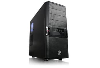 Thermaltake V3 Black Edition SECC/Plastic ATX Mid Tower Computer Case VL80001W2Z (Black)