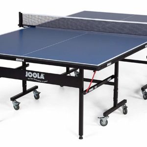 JOOLA Inside Table Tennis Table with Net Set - Features Quick 10-Min Assembly, Playback Mode, Foldable Halves