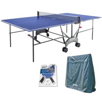 Kettler Outdoor Table Tennis Table - Axos 1 with Outdoor Accessory Bundle