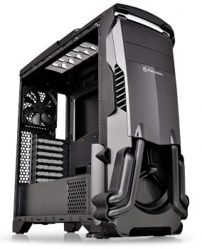 Thermaltake Versa N24 Black ATX Mid Tower Gaming Computer Case Chassis with Power Supply Cover