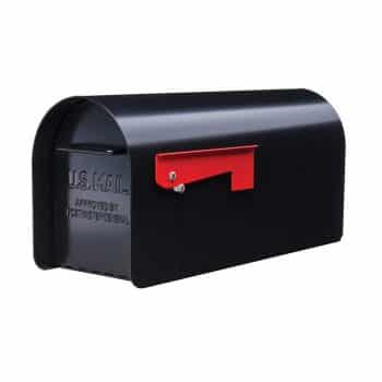 Gibraltar Mailboxes Ironside Large Capacity Galvanized Steel Black