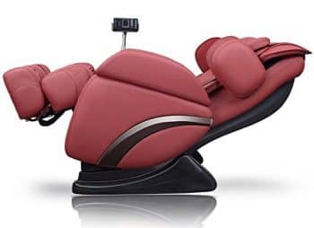 ideal Massage Full Featured Shiatsu Chair with Built in Heat Zero Gravity Positioning Deep Tissue Massage (RED)