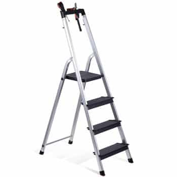 Delxo Lightweight Aluminum 4 Step Ladder