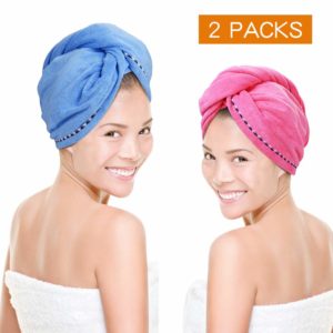 Microfiber Hair Towel Quick Dry Hair Towel Wrap Turban Twist