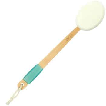 Back Lotion Applicator by Vive - Long Reach Handle with Pad for Easy Self Application of Shower Bath Body Wash Brush