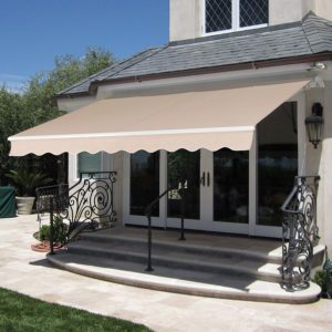 Best Choice Products 98x80in Retractable Aluminum Patio Deck Awning Cover