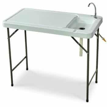 Guide Gear Folding Fish/Game Cleaning Table with Sink-Faucet