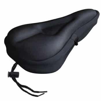 Zacro Gel Bike Seat Cover- Extra Soft Gel Bicycle Seat - Bike Saddle Cushion with Water&Dust Resistant Cover