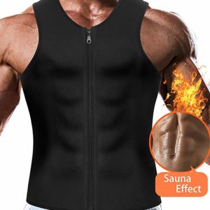 Men Waist Trainer Vest Weightloss Hot Neoprene Corset Compression Sweat Body Shaper Slimming Sauna Tank Top Workout Shirt