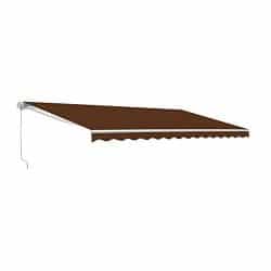 ALEKO AW10X8BROWN36 Retractable Patio Awning 10 x 8 Feet Brown