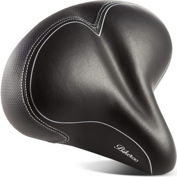 Bikeroo Oversized Comfort Bike Seat Most Comfortable Replacement Bicycle Saddle