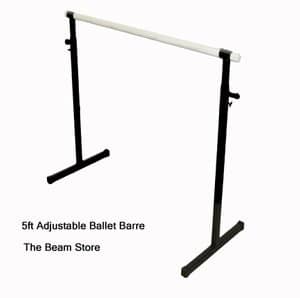 5ft Adjustable Height Ballet Barre