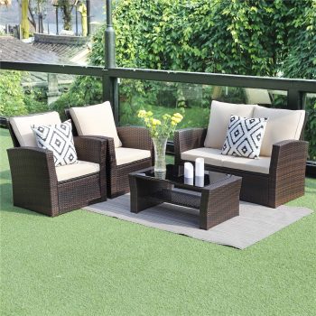 Wisteria Lane 5 Piece Outdoor Patio Furniture Sets