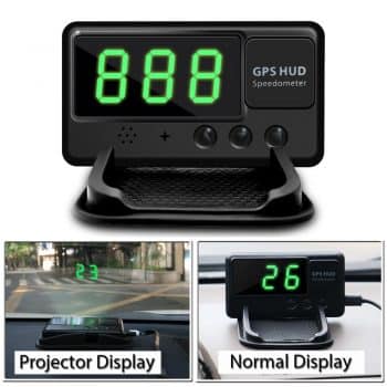  VJOYCAR C60 Universal Hud Heads GPS Speedometer for car