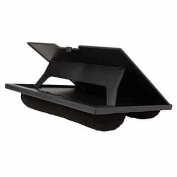 Mind Reader LTADJUST-BLK Adjustable Portable 8 Position Lap Top Desk with Built-in Cushions