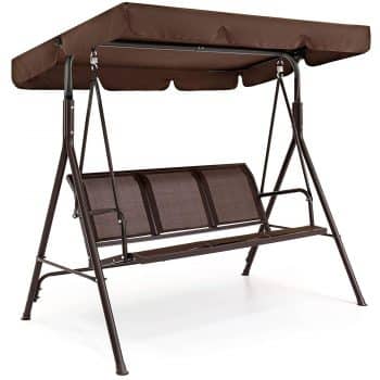 Convertible Canopy Swing Chair Bench