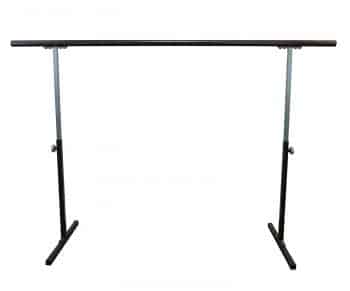 Softtouch Ballet Barre 6.5ft Portable Dance Bar - Adjustable Height 31" - 49" - Freestanding Stretch Barre 80"