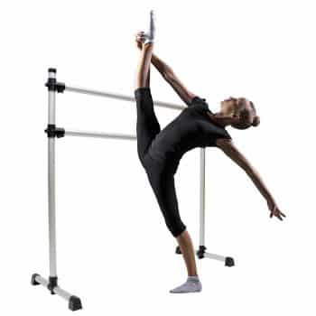 Get Out! Ballet Barre Portable for Home and Studio – Double Ballet Barre Freestanding Stretching Bar