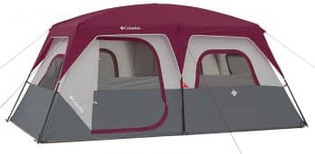 Columbia Red/Grey Best 8 Person Tent