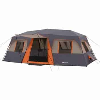 Cabin Tent 12-person 3-room Instant (Orange)