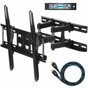 Cheetah Dual Articulating Wall Mount With 10-Inch HDMI Cable