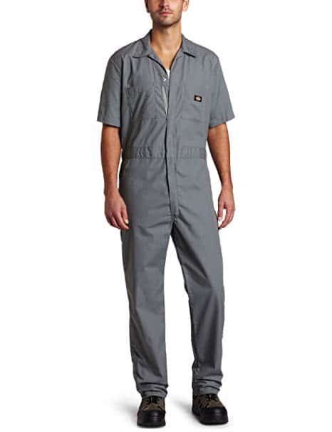 Men's Short Sleeve Coverall Big-Tall