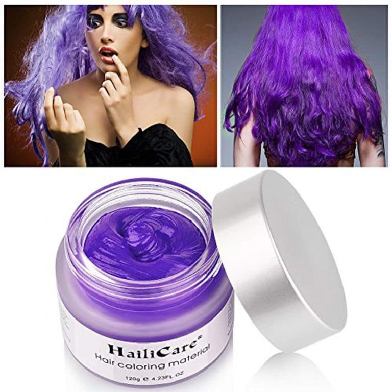 temporary dark purple hair dye