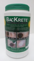 Backrete Eco-Friendly and Waterless Concrete Cleaner