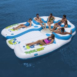 Tropical Tahiti Floating Island 7 Person Inflatable Raft