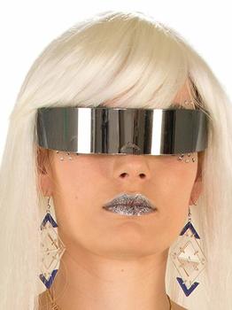 10. Mirror Robot Glass Wrap Around Glasses-Adult one