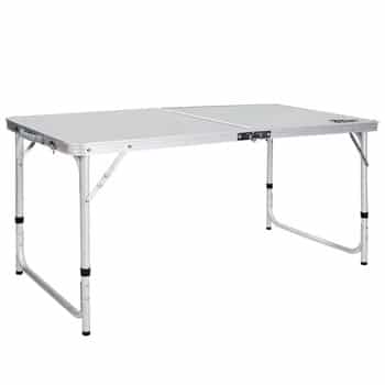 11. REDCAMP Aluminum Folding Picnic Table