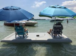 Inflatable Best Floating Fishing Platforms With Pump