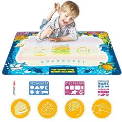 Updated 2023 Version Aqua Drawing Mat for Kids