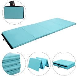 Giantex 4'x10'x2 Gymnastics Mat Folding Panel Thick Gym Fitness Exercise