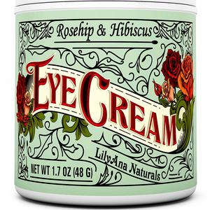 1. LilyAna Naturals Rosehip and Hibiscus Eye cream