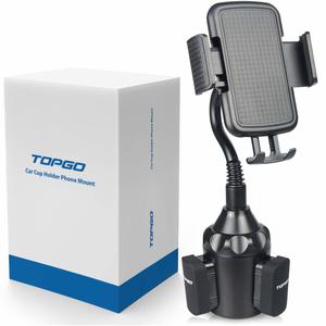 5. TOPGO [Upgraded] Best Cup Holder Phone Mount