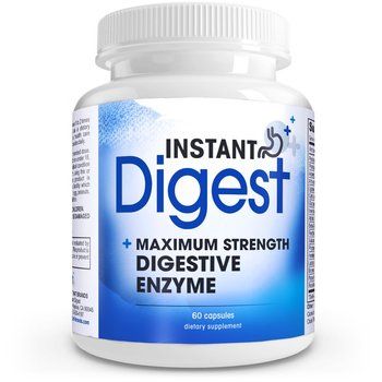 7. Instant Digest Maximum Strength Digestive Enzymes, 60 Capsules