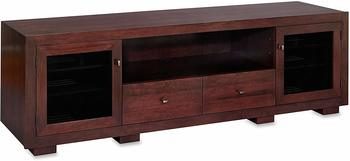 5. Standout Designs Haven 82-inch EX TV Stand Solid Wood
