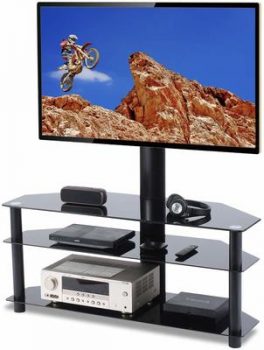 8 TAVR Swivel Floor 65-inch TV Stand