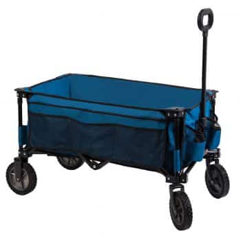 Timber Ridge Camping Wagon Folding Garden Cart Collapsible Utility Shopping Trolley