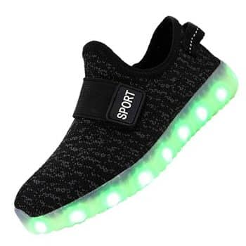 XZSPR Kids Boys Girls Breathable LED Light Up Flashing Sneakers for Children Shoes(Toddler/Little Kid/Big Kid)