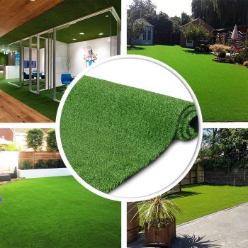 GL Artificial Turf Grass Lawn, Realistic Synthetic Grass Mat