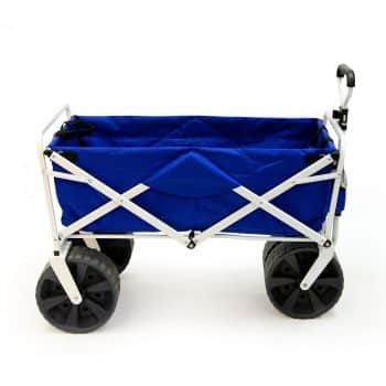 Mac Sports Heavy Duty Collapsible Folding All Terrain Utility Beach Wagon Cart